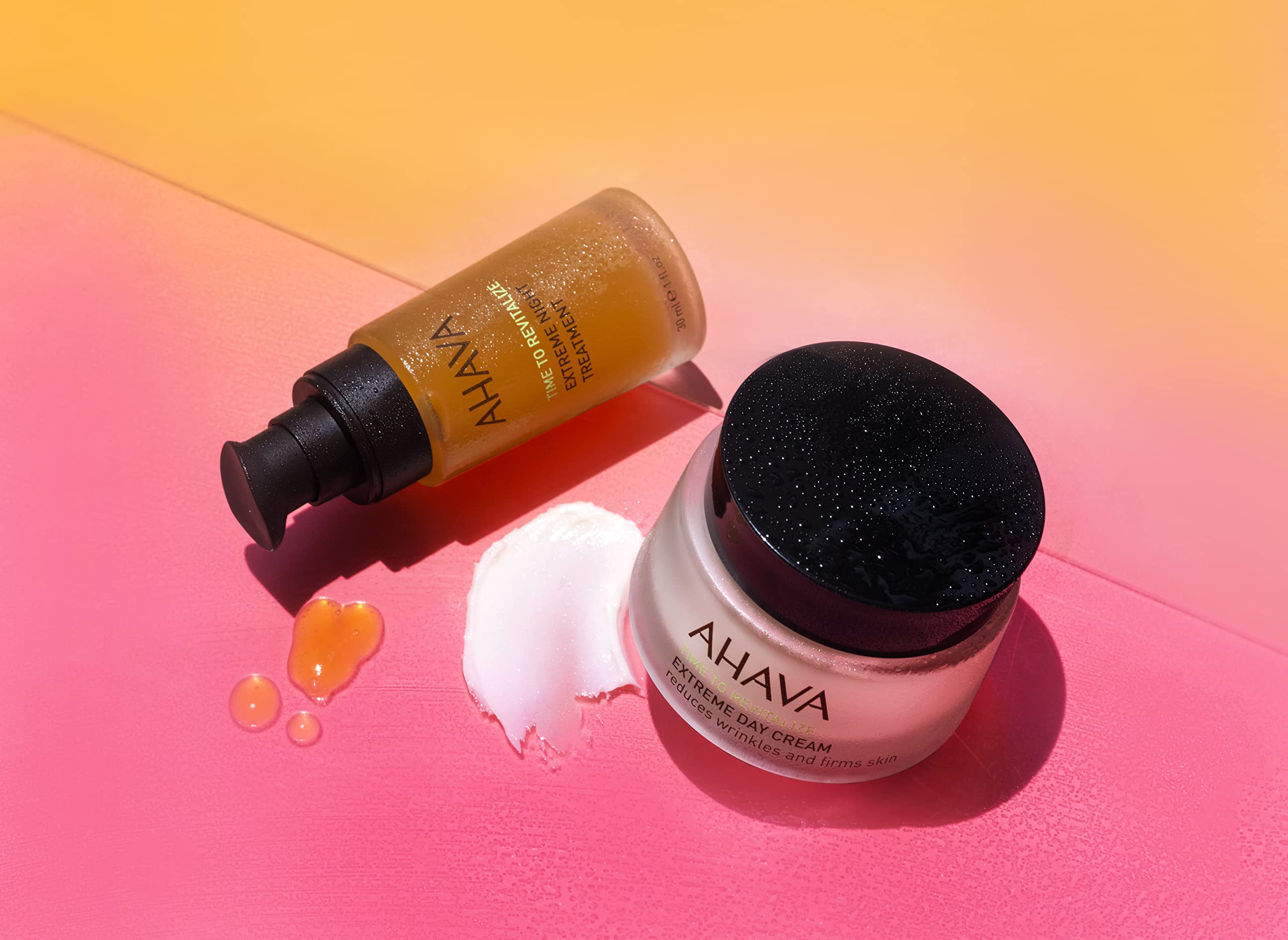 AHAVA Extreme Night Treatment - Exclusive Moisturizer, Neck & Chest Cream, Smoothes Skin & Reduces Wrinkles, Enriched with Patented Extreme Complex, Dead Sea Osmoter, Peptides & Resveratrol 1 Fl.Oz
